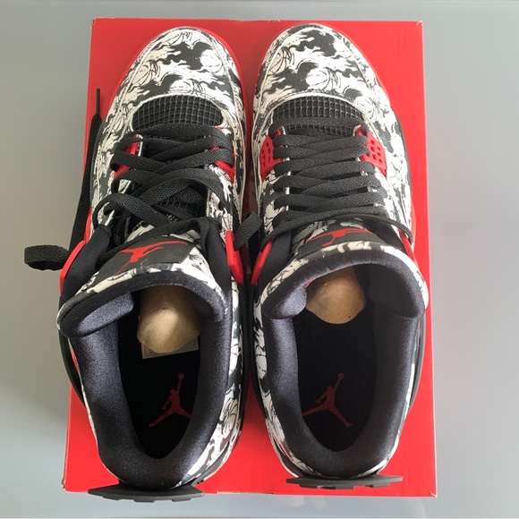Air Jordan 4 Retro "Singles Day/Tattoo" sneakers NEW size 14 mens shoes - Picture 6 of 8
